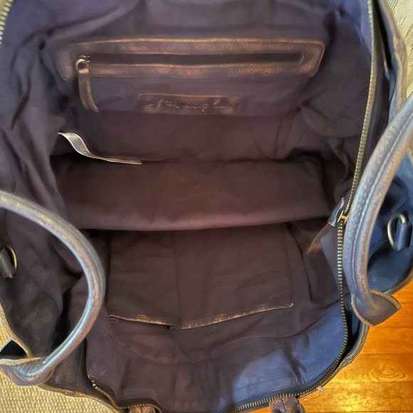 Free People Leslie Leather Distressed Tote - Picture 6 of 6